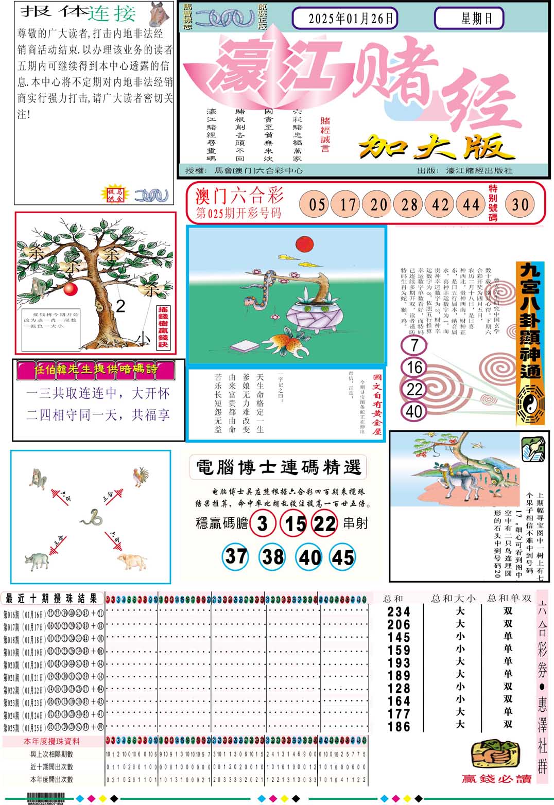 026期濠江赌经A加大版[图]