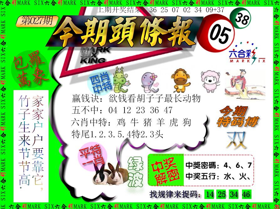 027期今期头条报[图]