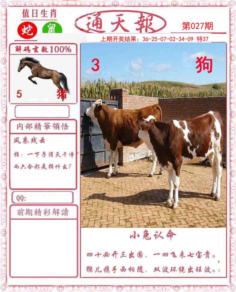 027期正版通天报[图]