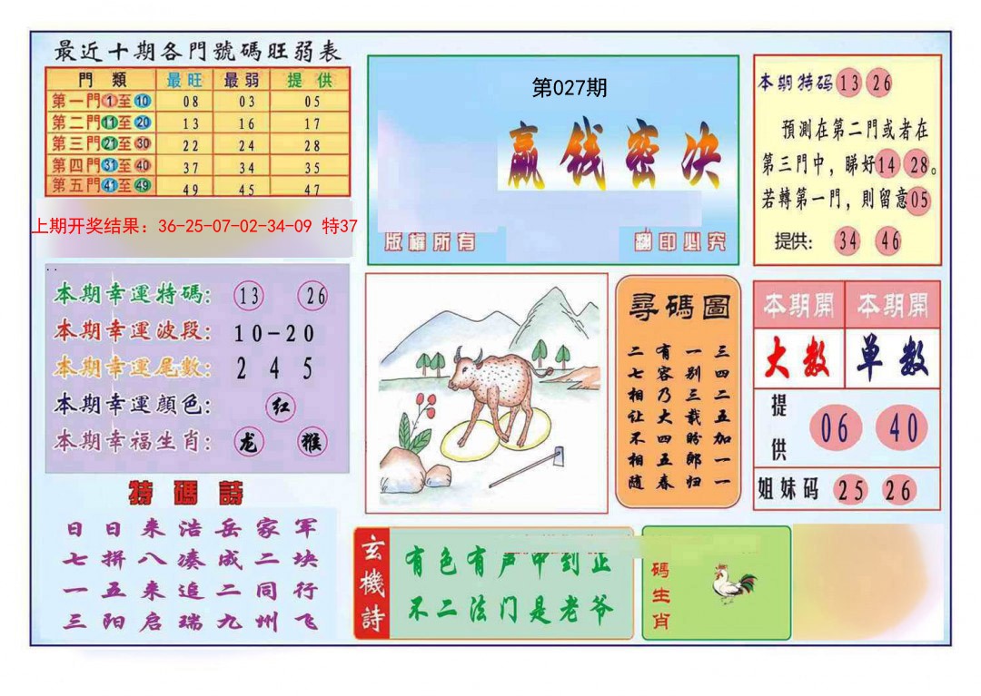 027期九龍赢钱密决(推荐)[图]