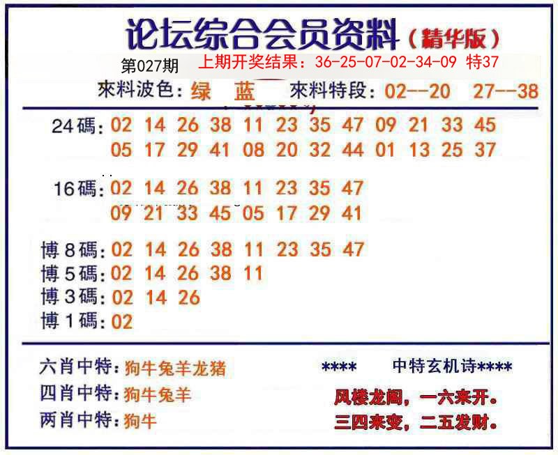 027期综合会员资料[图]