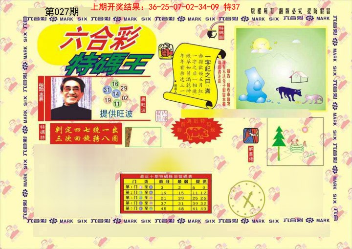 027期特码王[图]