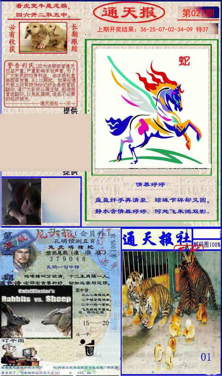 027期实力通天报[图]