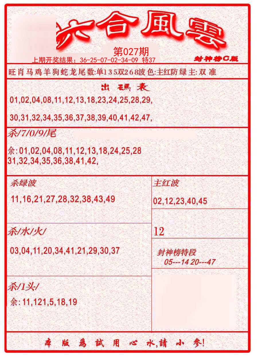 027期六合风云B[图]