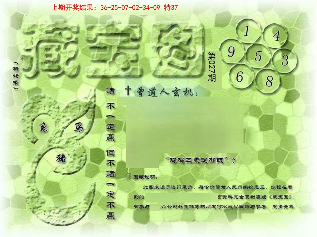 027期假新藏宝图[图]