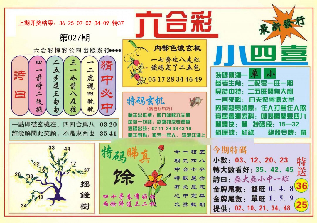 027期小四喜[图]