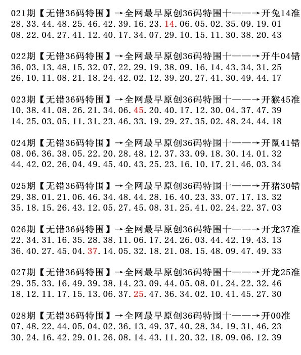 028期36码特围[图]