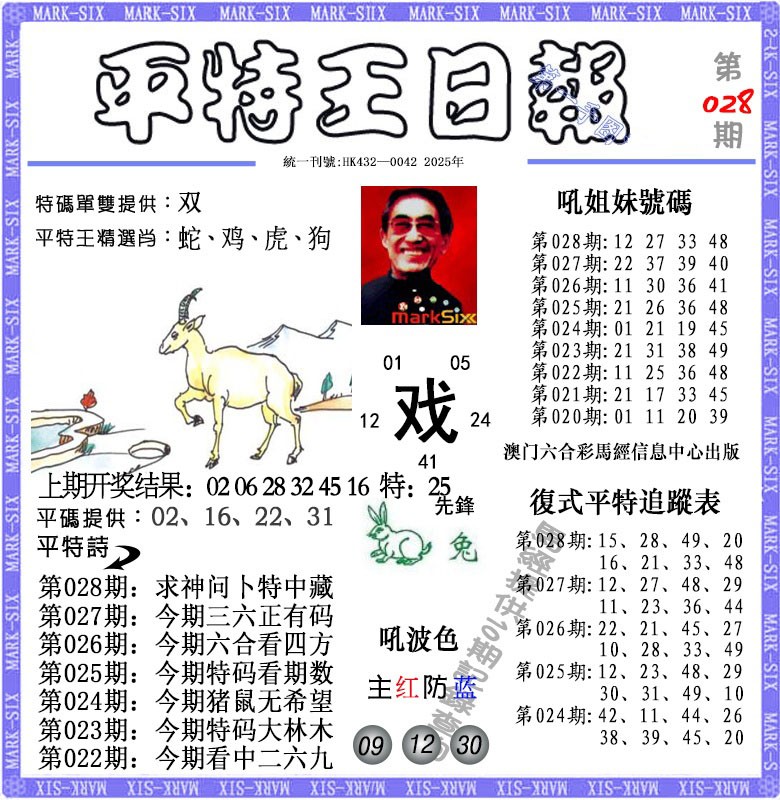 028期平特王日报[图]