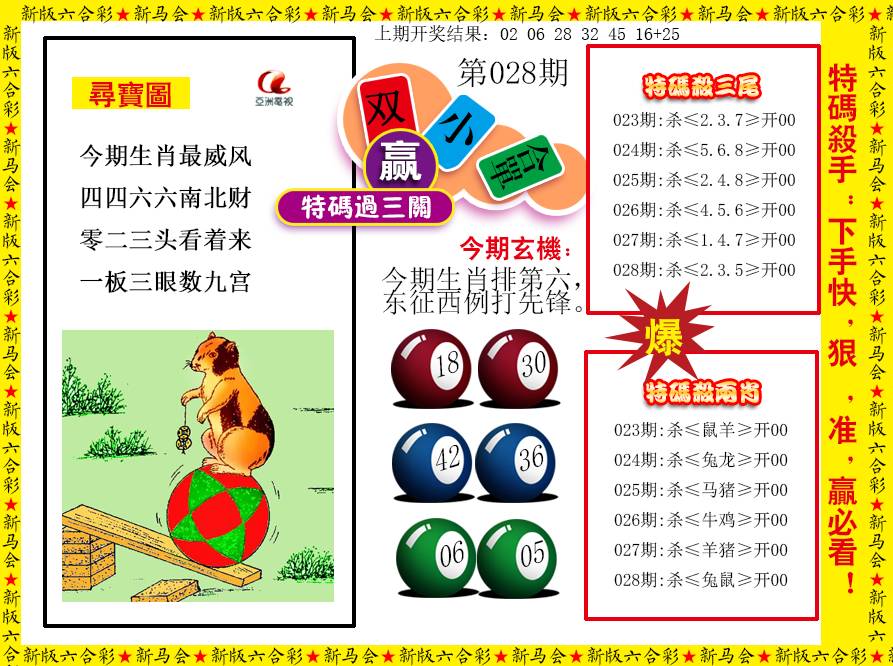 028期特码过三关[图]