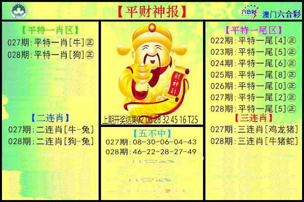 028期平财神[图]