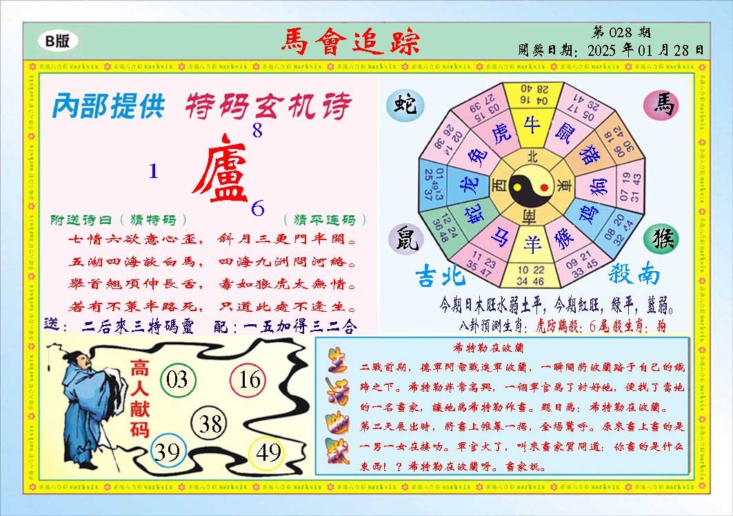 028期马会追踪B[图]