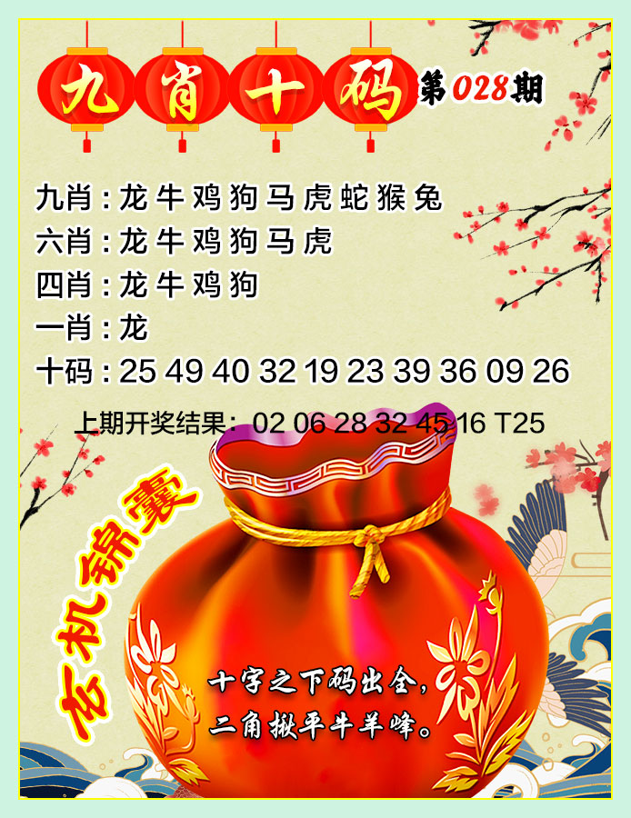 028期九肖十码[图]