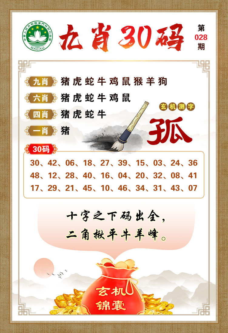028期九肖30码[图]