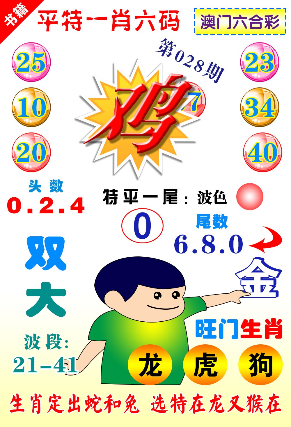 028期澳门一肖六码[图]