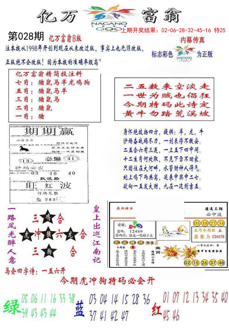 028期亿万富翁B[图]