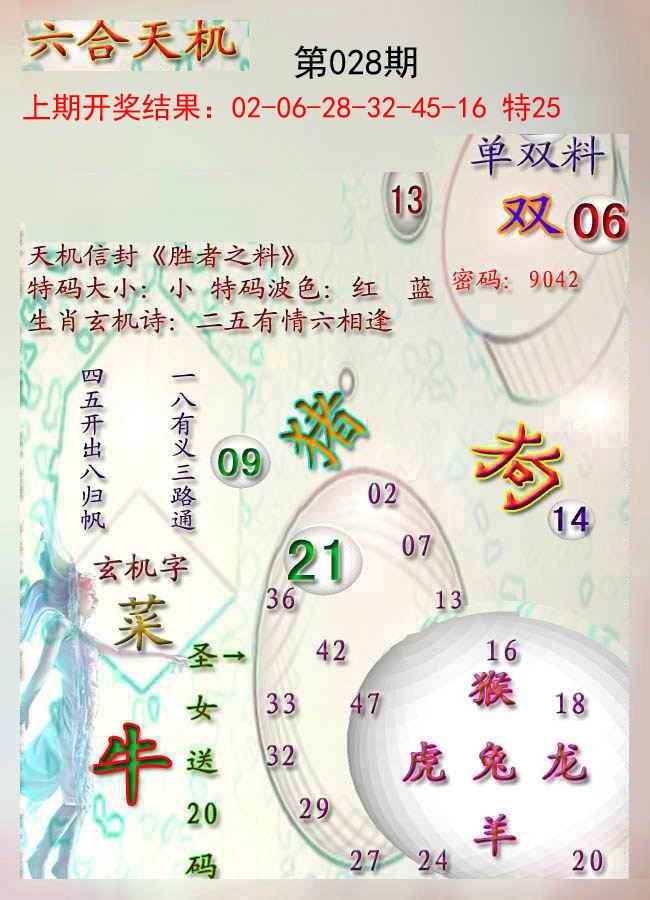 028期天机报[图]