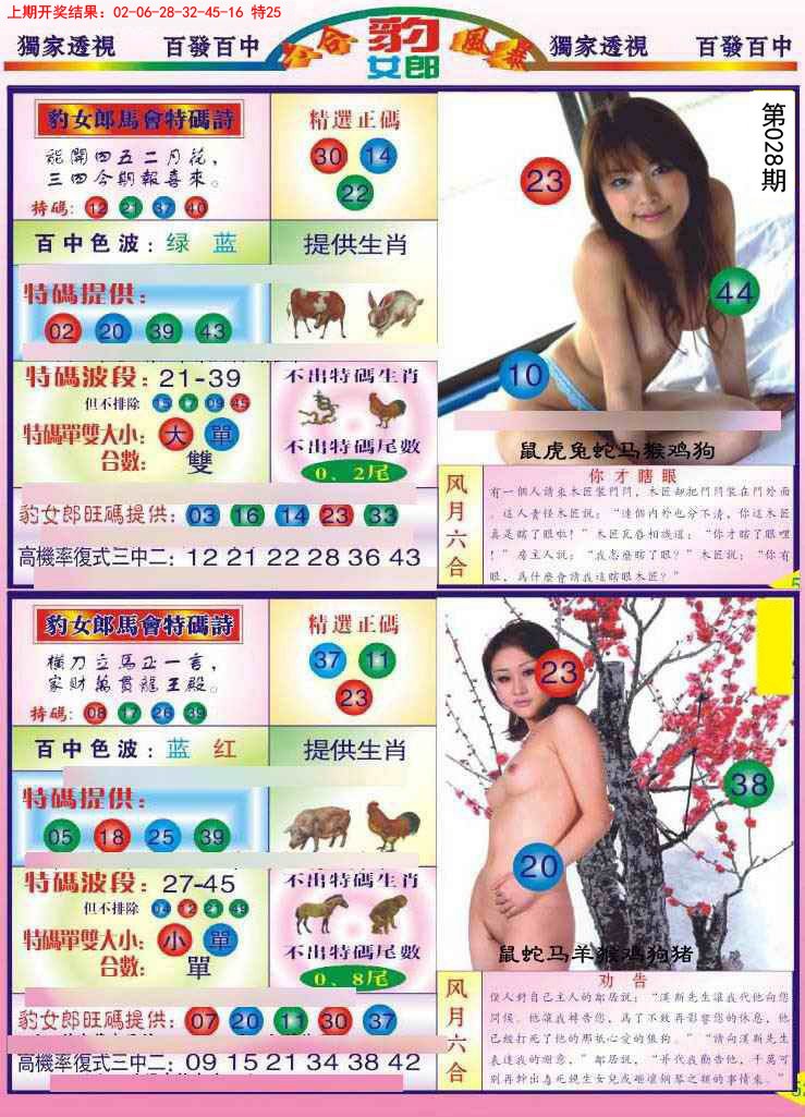 028期豹女郎[图]