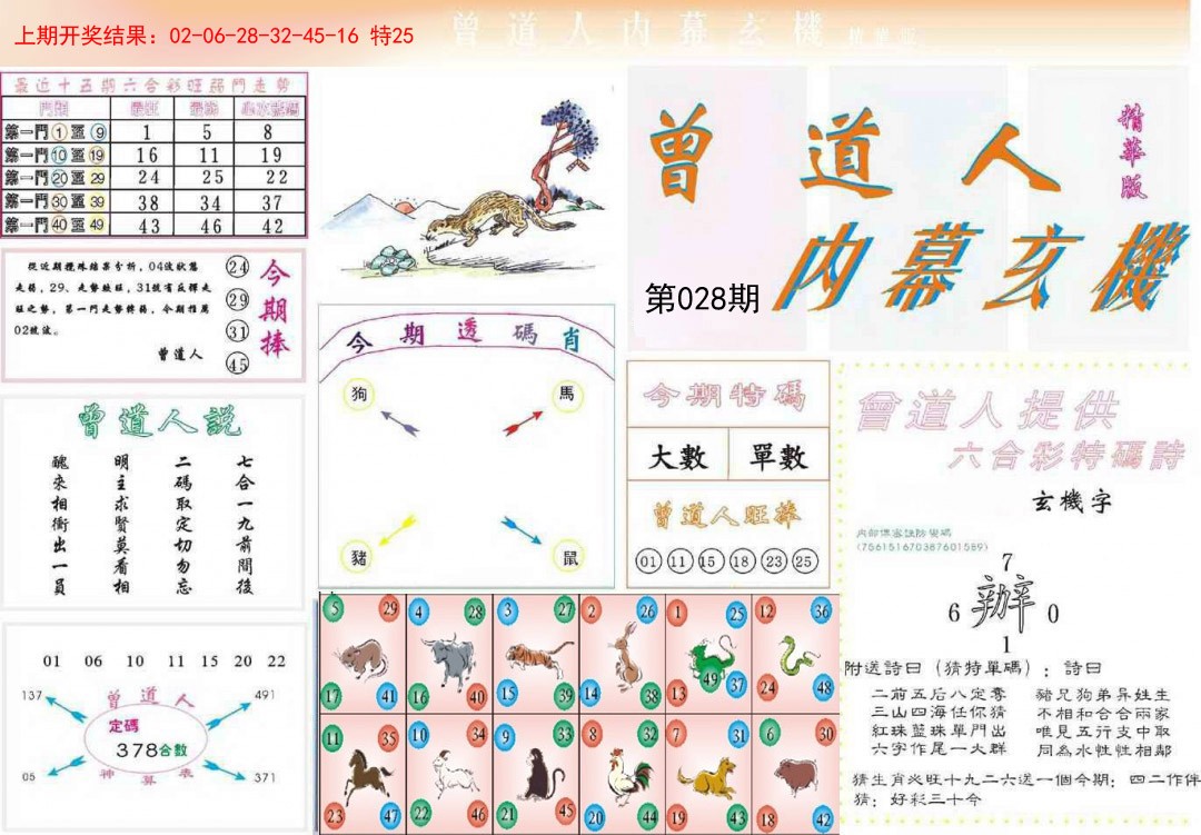 028期曾道人内幕精华版[图]