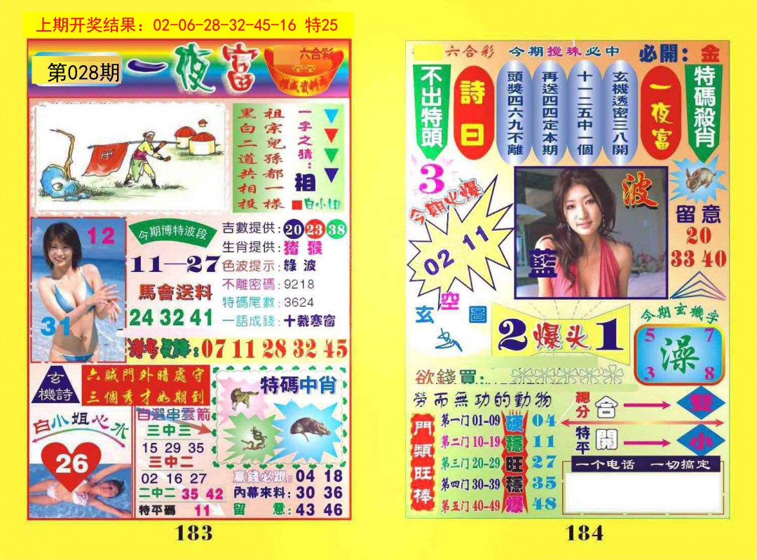 028期一夜富[图]