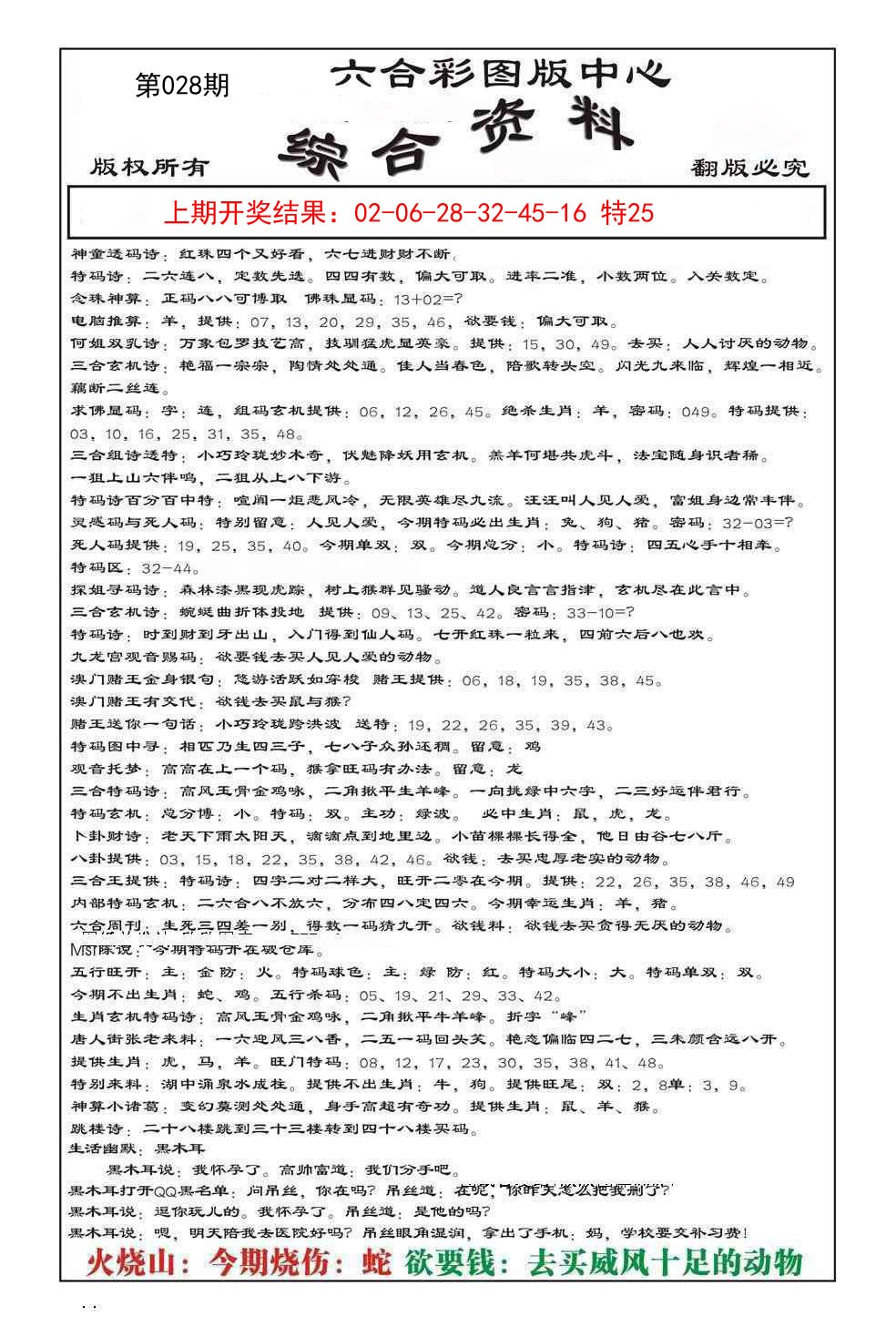 028期内部综合资料[图]