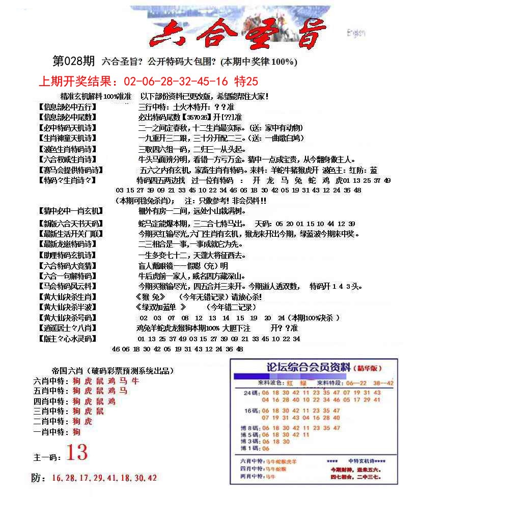 028期六合圣旨[图]