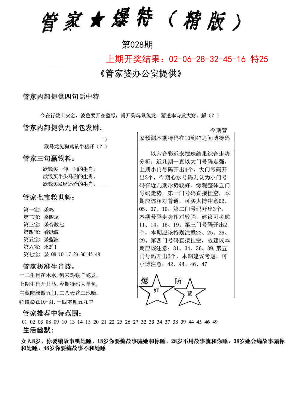 028期管家爆特精版[图]