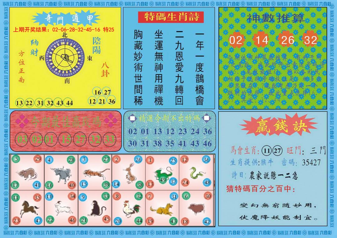 028期黄大仙灵码B[图]