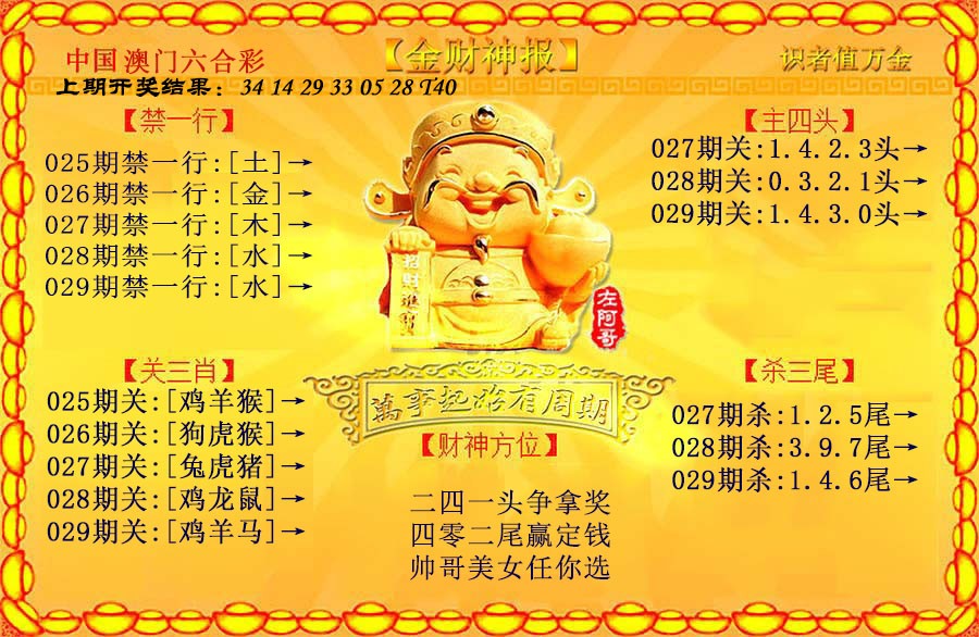 029期金财神[图]