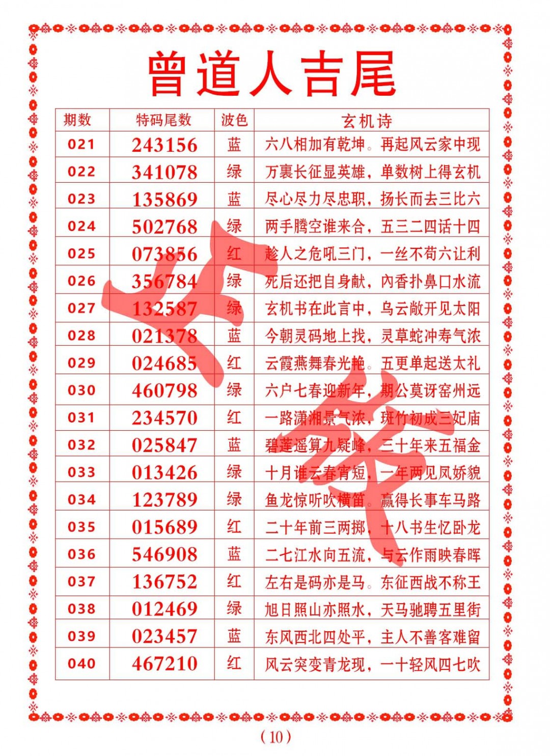 029期曾道人吉尾[图]