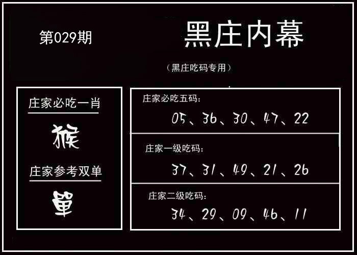 029期黑庄内幕[图]