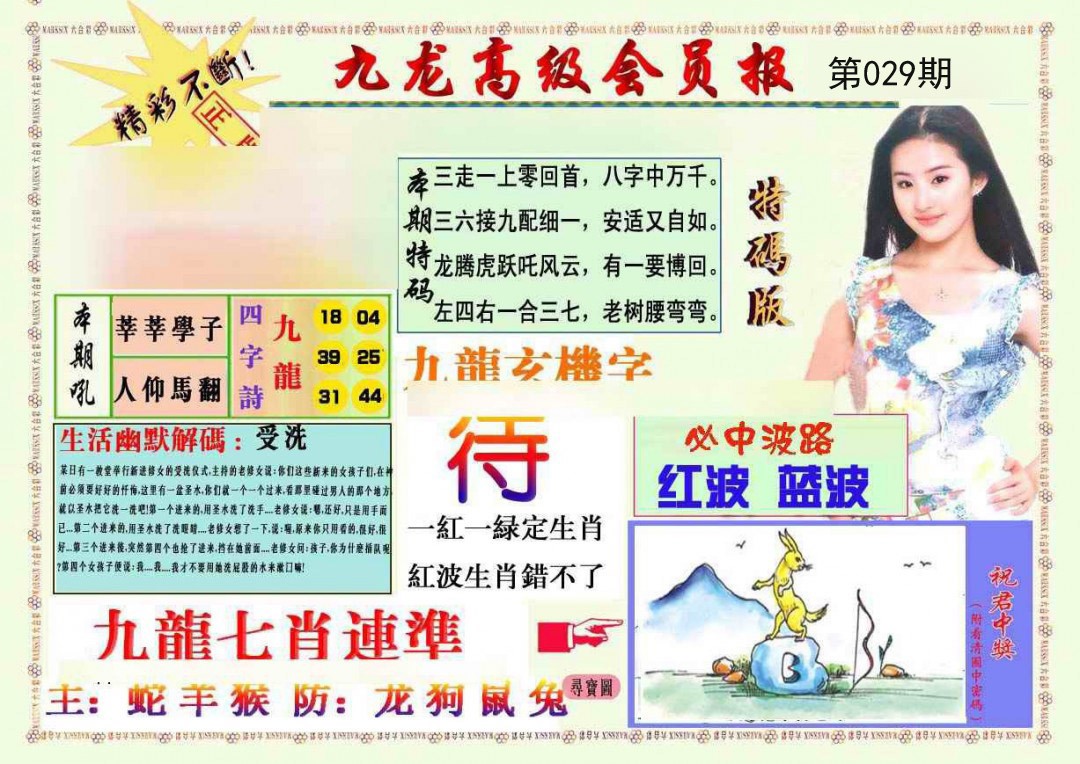 029期九龙高级会员报[图]