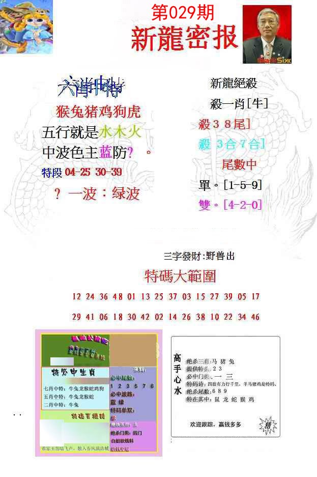 029期新龙密报[图]