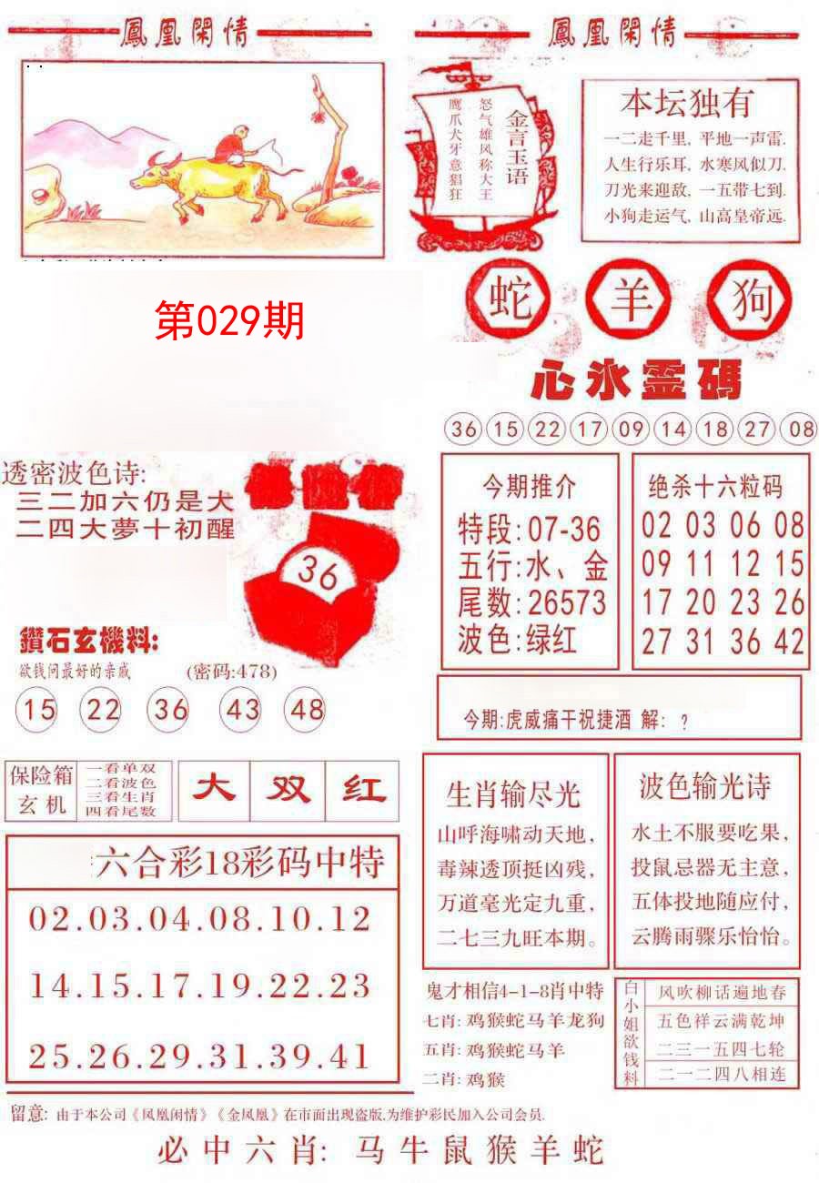 029期凤凰闲情B[图]