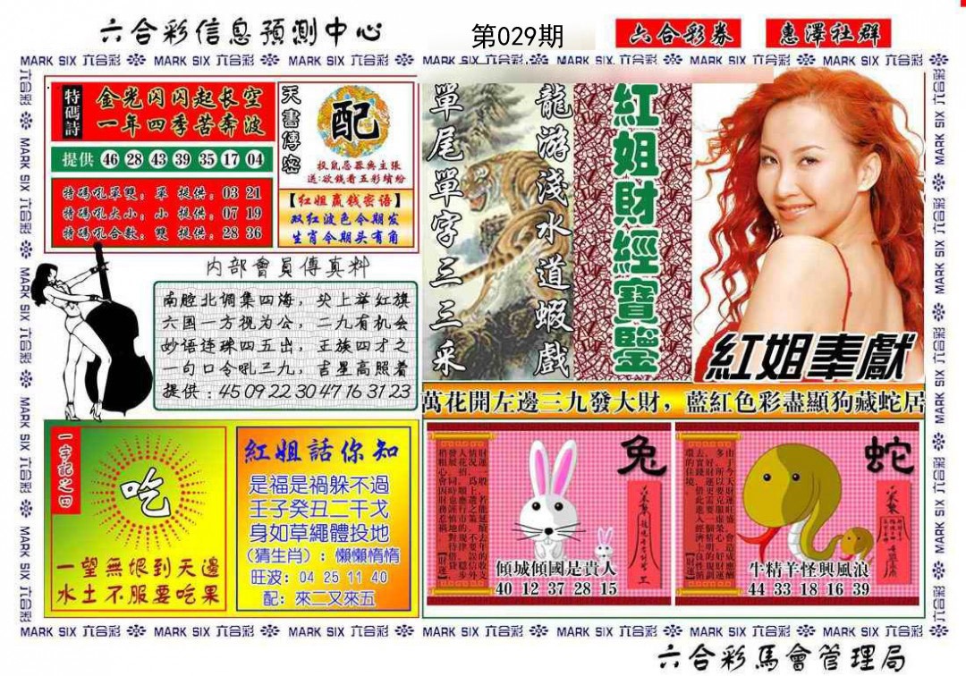 029期红姐财经宝鉴[图]