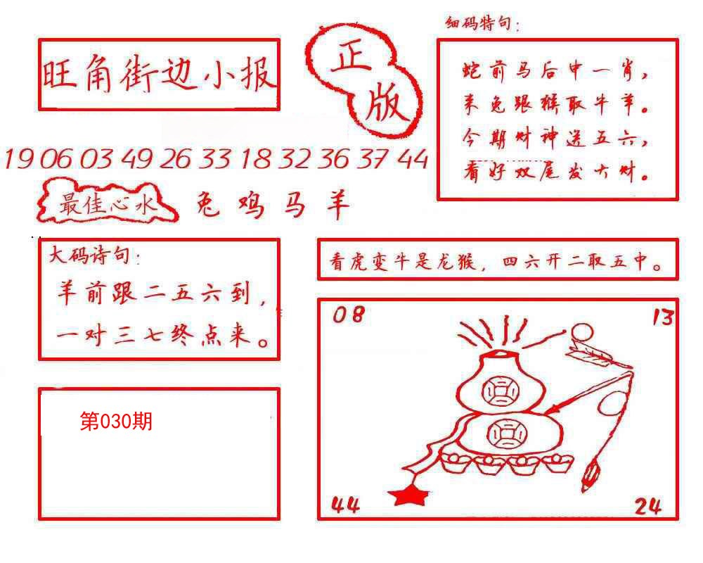 030期旺角街边小报[图]