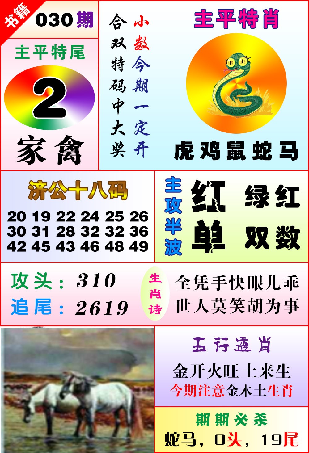 030期澳门狗头铡[图]