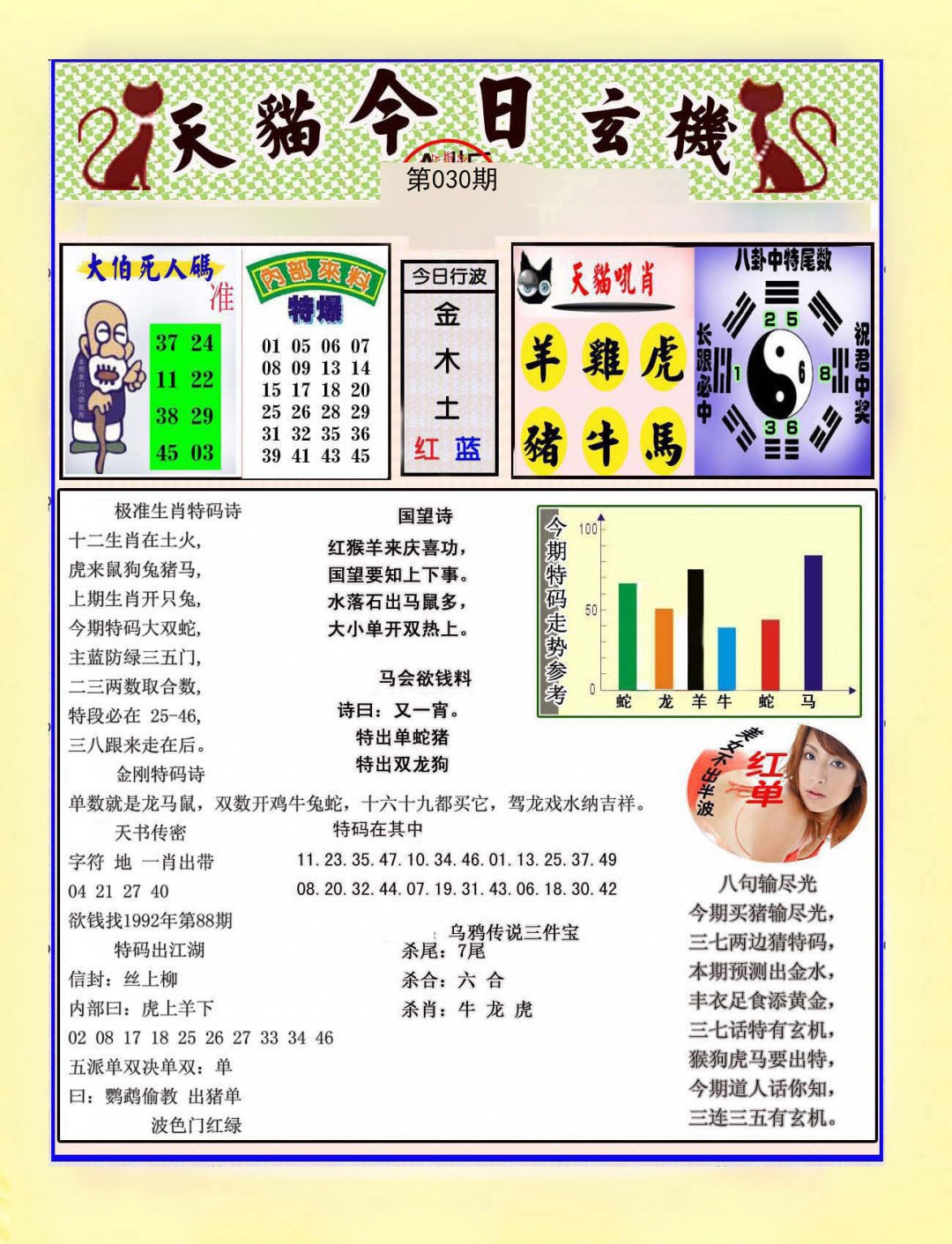 030期今日玄机图A[图]