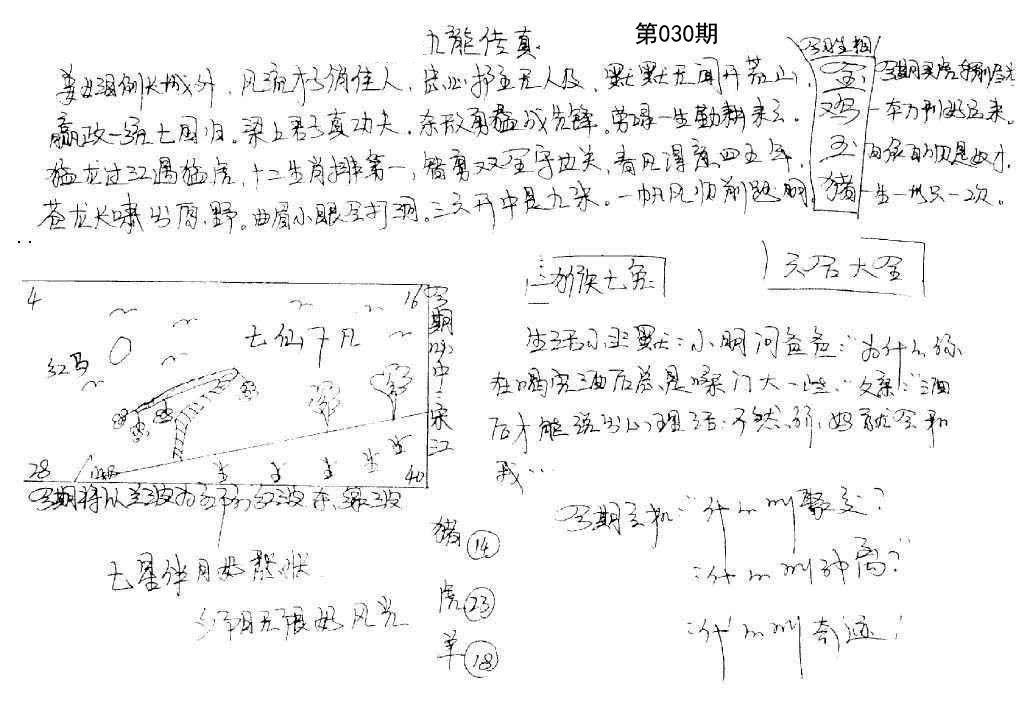 030期手写九龙内幕[图]