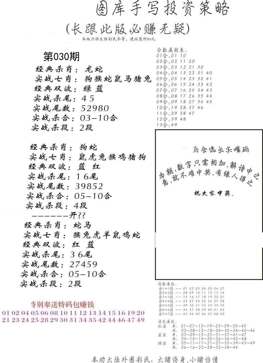 030期手写投资策略[图]