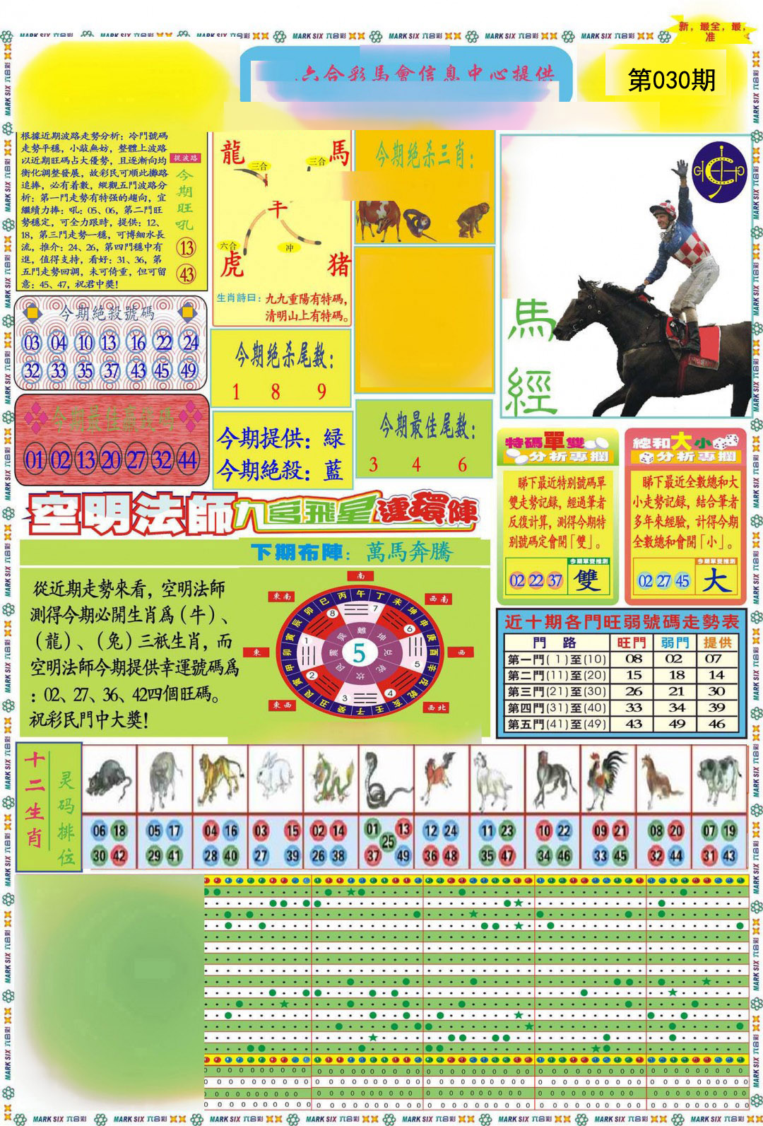 030期九龍马经A(推荐)[图]