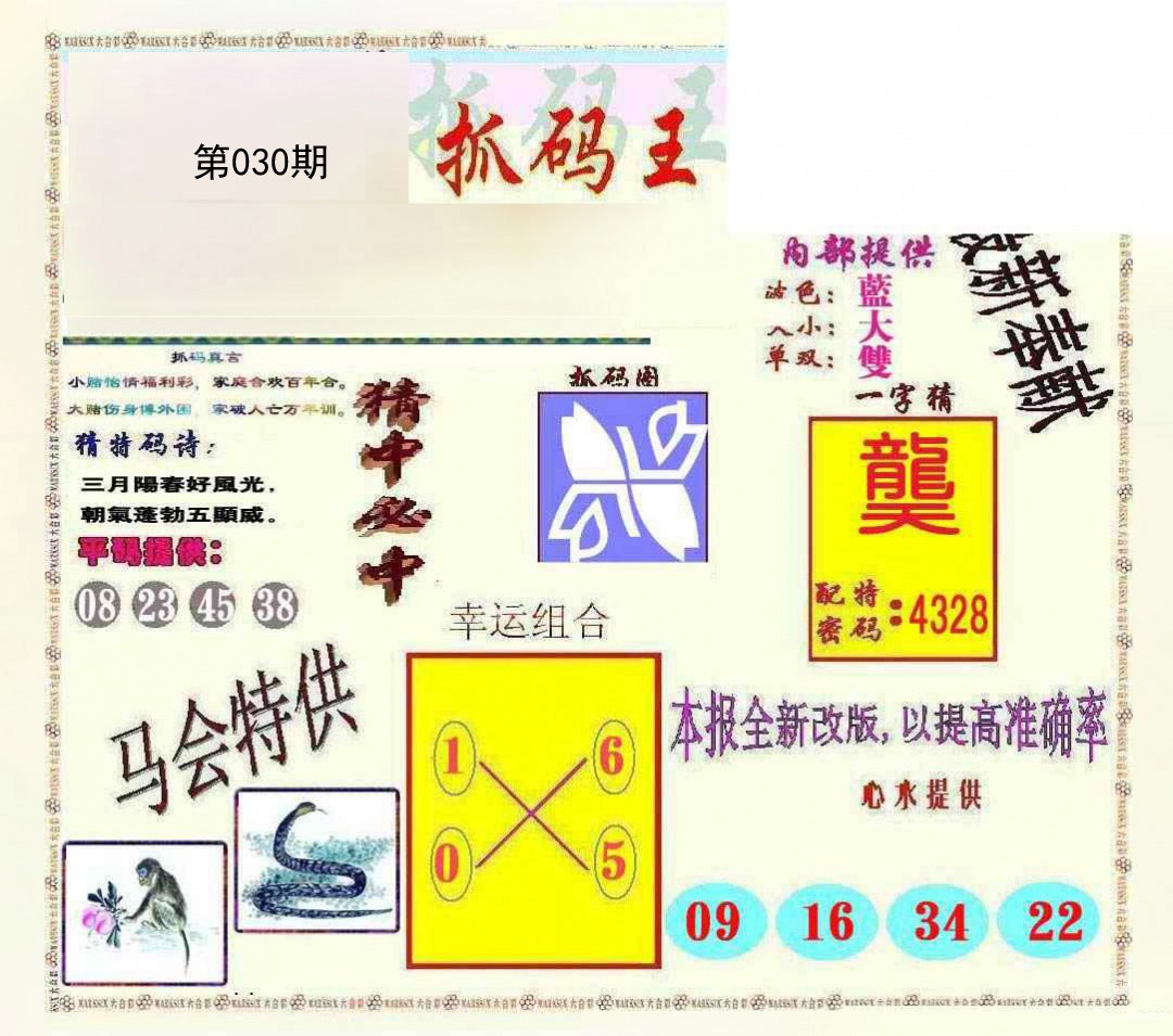 030期新抓码王[图]