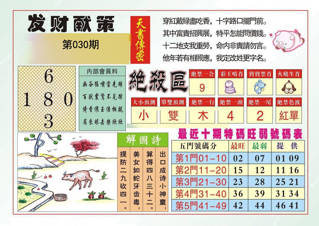 030期发财献策[图]