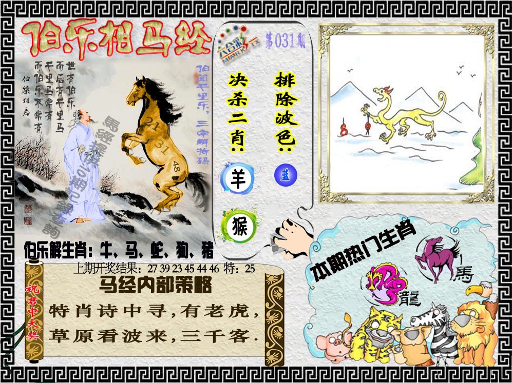 031期伯乐相马经[图]