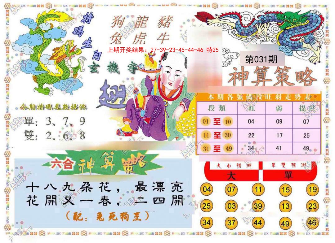 031期神算策略[图]