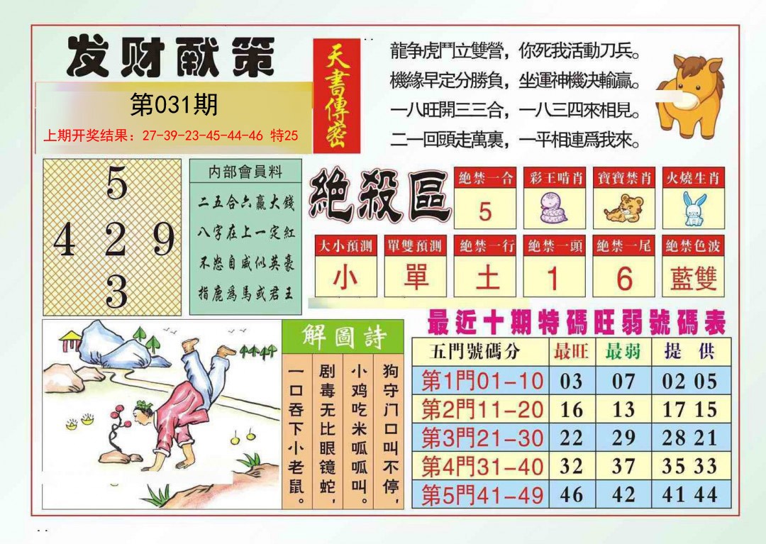 031期发财献策[图]