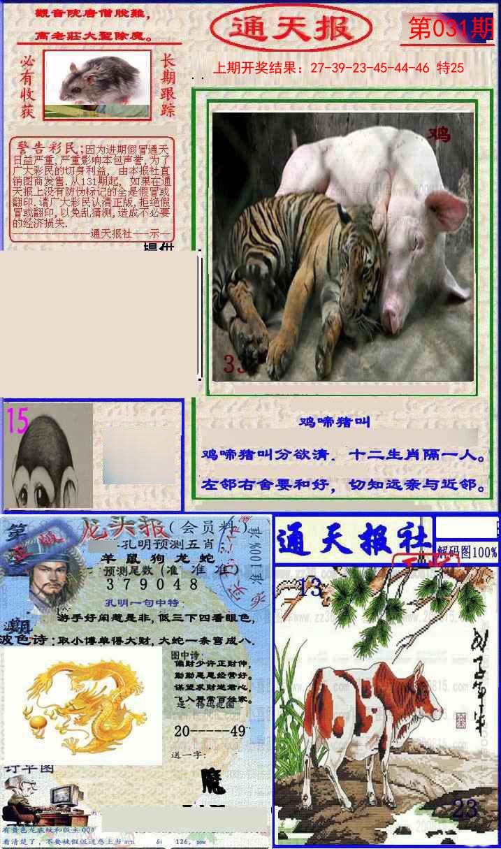 031期实力通天报[图]