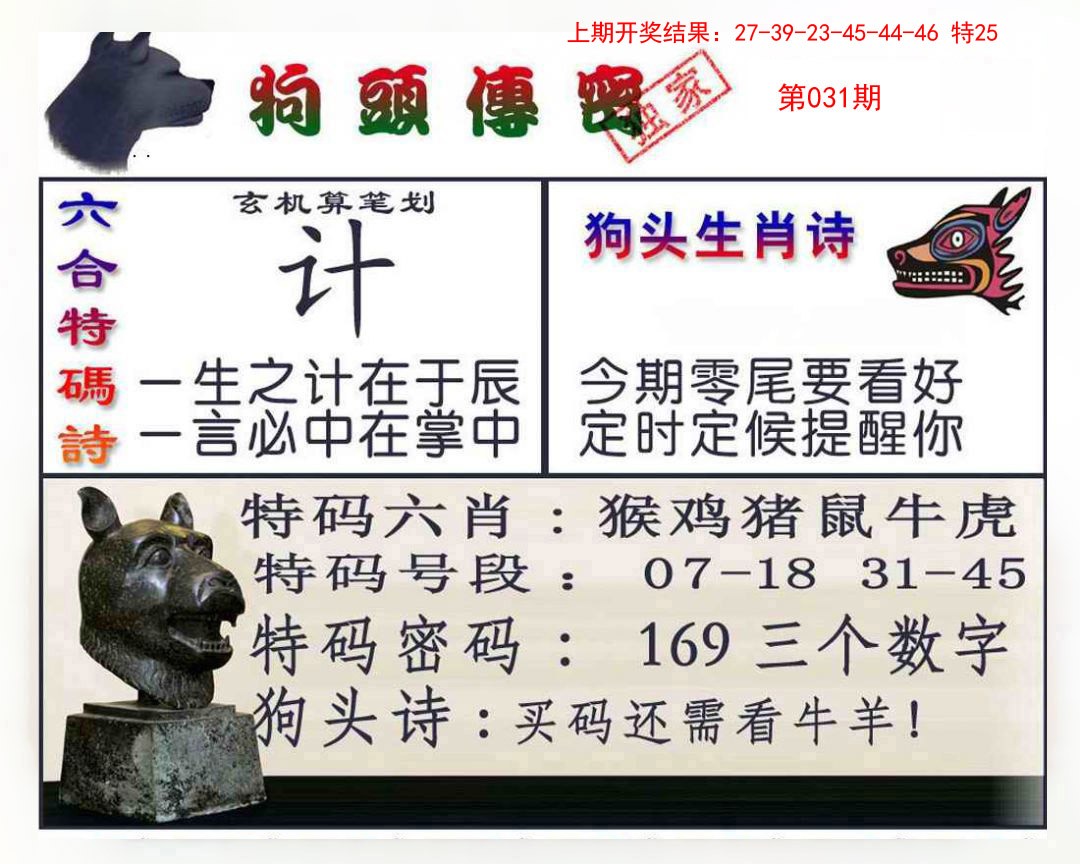 031期狗头传密[图]