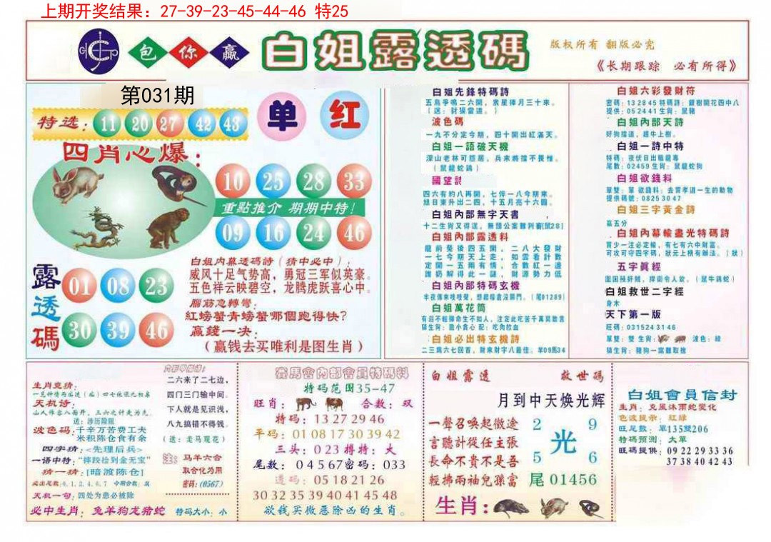 031期马会专刊B[图]