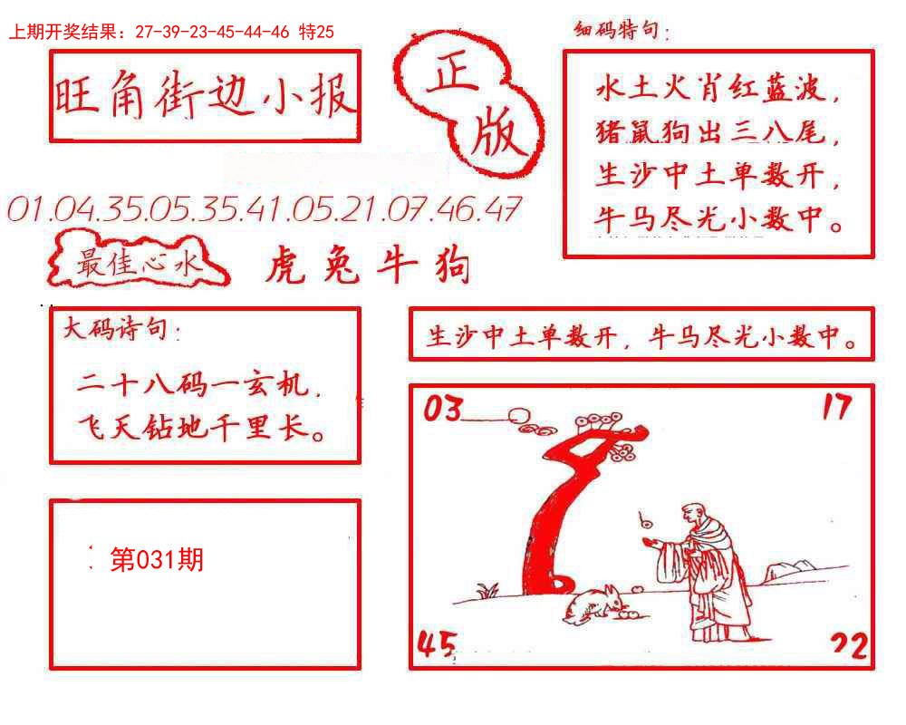 031期旺角街边小报[图]