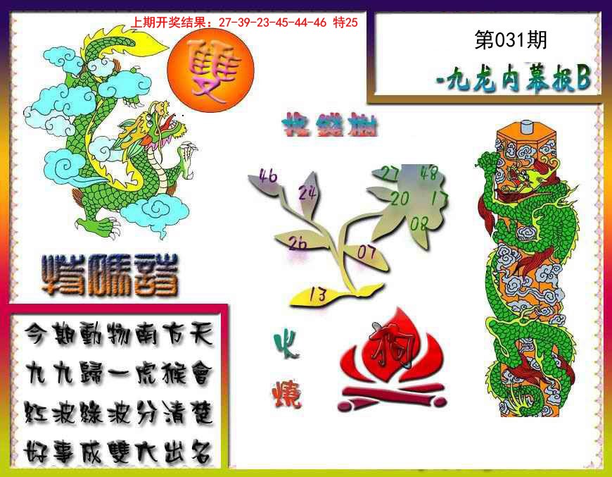 031期九龙内幕特肖图a[图]